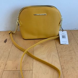 Steve Madden Mustard Marilyn Dome Crossbody Purse